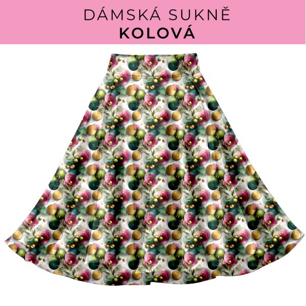 DÁMSKÝ střih - Kolová sukně