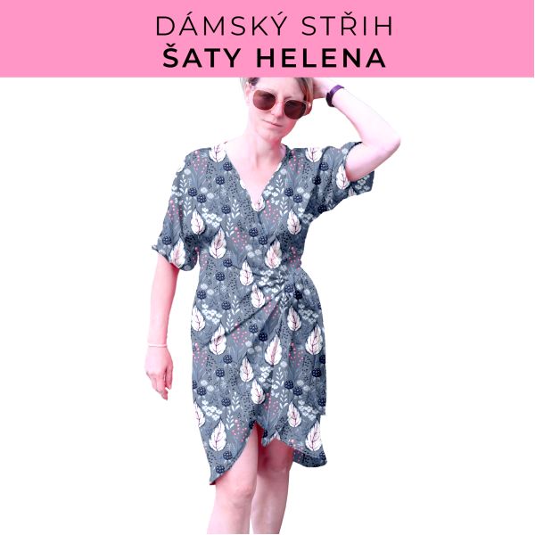 Dámský střih na šaty  Helena