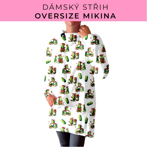DÁMSKÝ střih - Oversize mikina