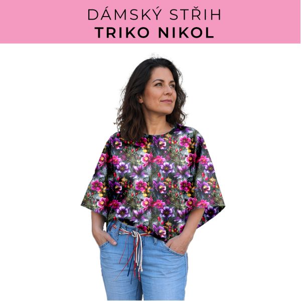 Dámský střih -  triko Nikol