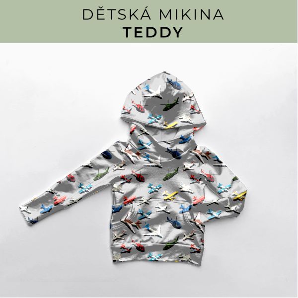 DĚTSKÝ střih - Mikina Teddy