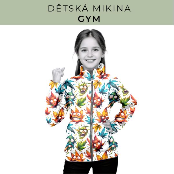Dětská střih - mikina GYM