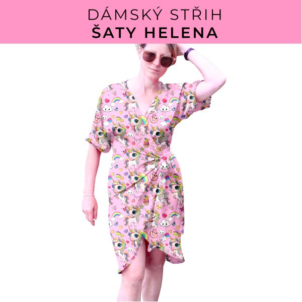 Dámský střih na šaty  Helena