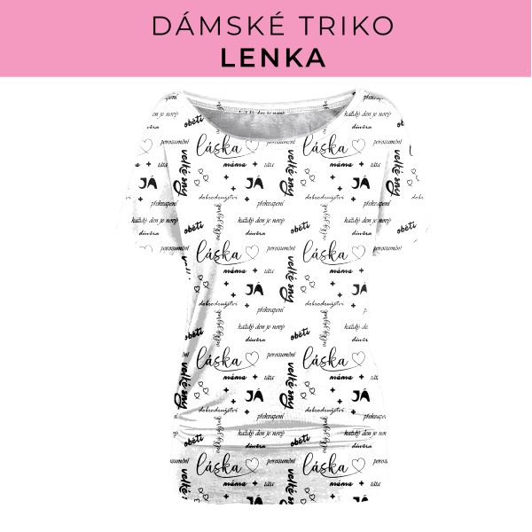 DÁMSKÝ střih - Triko Lenka