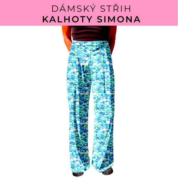 Dámský střih - kalhoty Simona