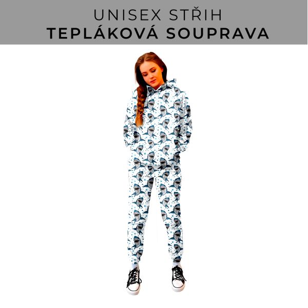 DÁMSKÝ střih - SET mikina a tepláky 