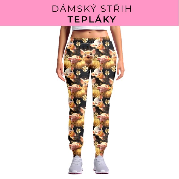 DÁMSKÝ střih - tepláky