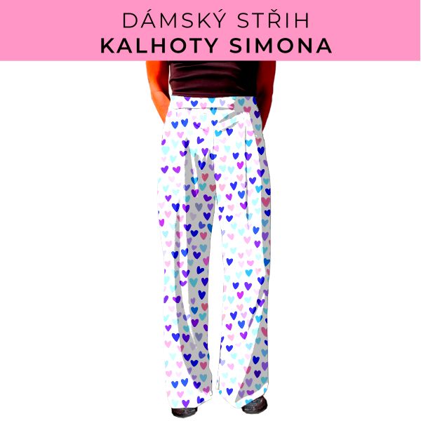 Dámský střih - kalhoty Simona