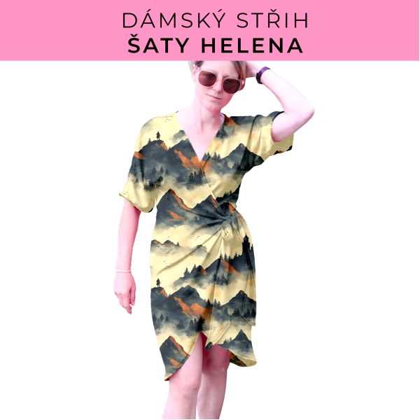 Dámský střih na šaty  Helena