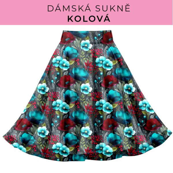 DÁMSKÝ střih - Kolová sukně
