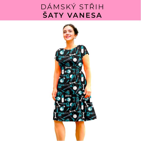 Dámský střih šaty Vanesa
