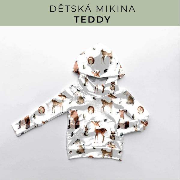 DĚTSKÝ střih - Mikina Teddy