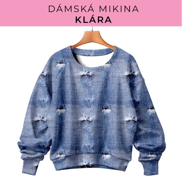 DÁMSKÝ střih - mikina Klára