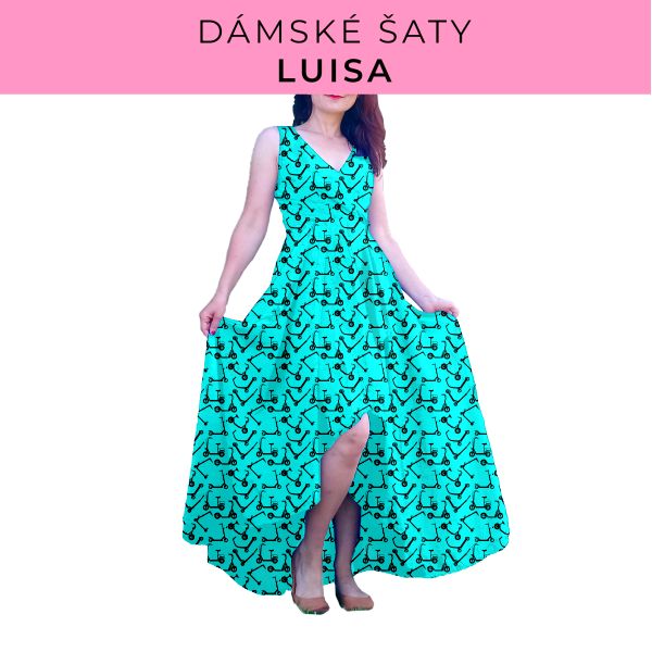 DÁMSKÝ střih - šaty Luisa