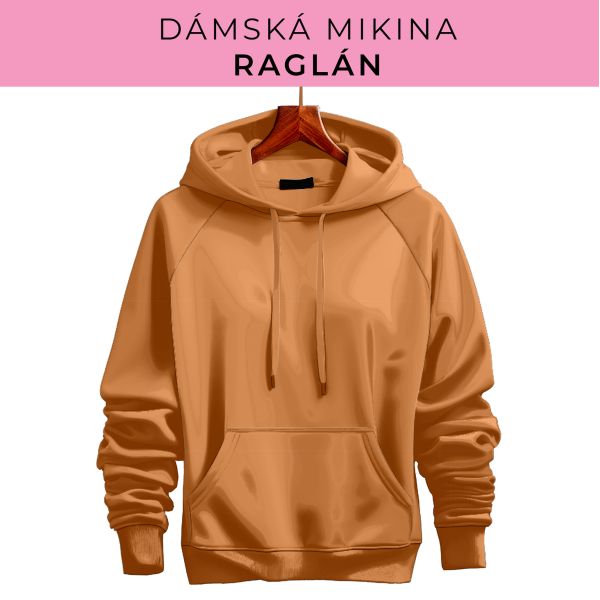 DÁMSKÝ střih - mikina raglán