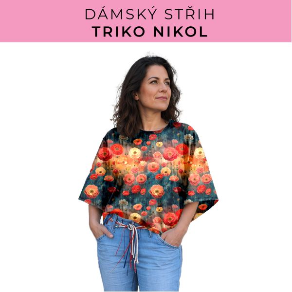 Dámský střih -  triko Nikol
