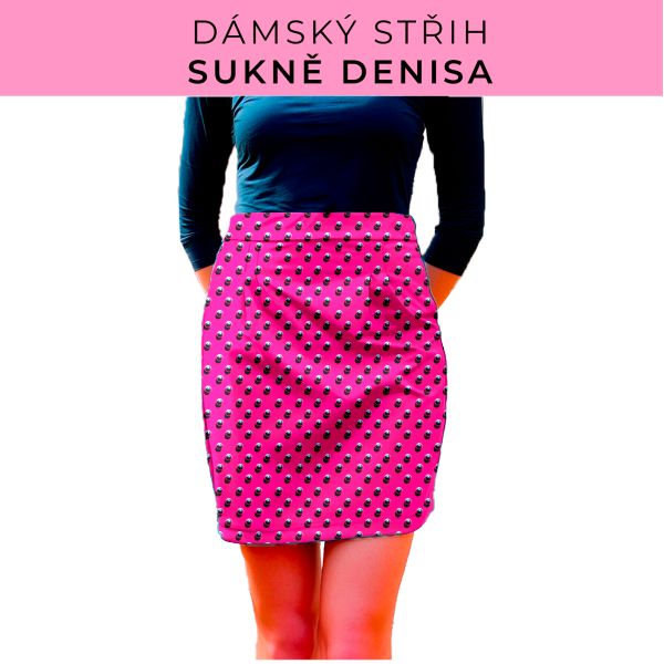 Dámský střih - Dámská sukně Denisa