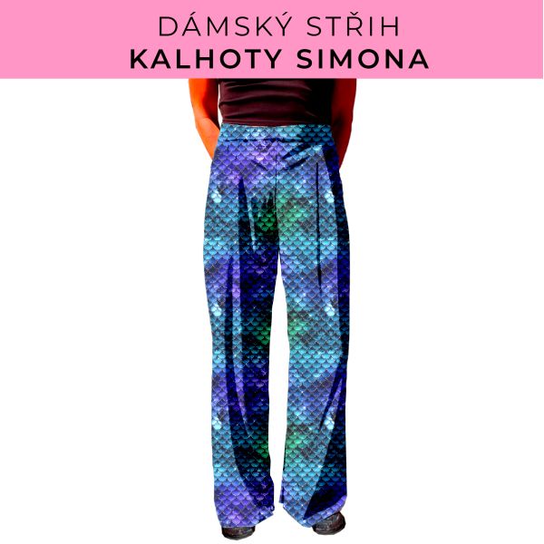 Dámský střih - kalhoty Simona