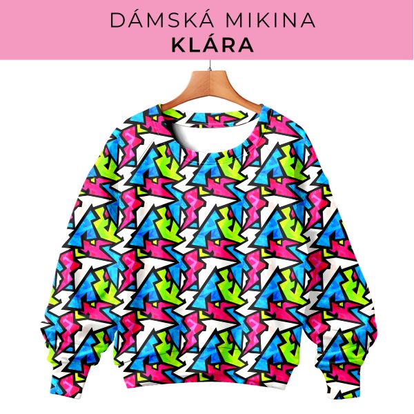 DÁMSKÝ střih - mikina Klára