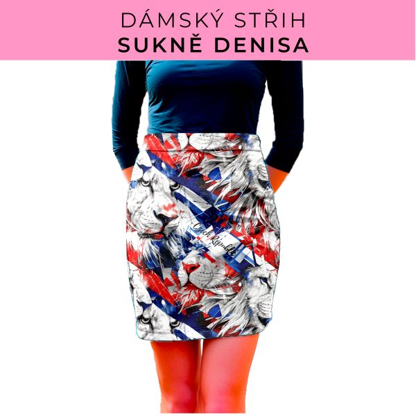 Dámský střih - Dámská sukně Denisa