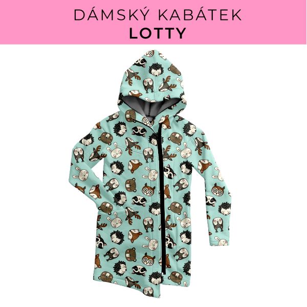 DÁMSKÝ střih - Kabátek Lotty