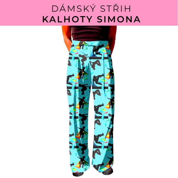 Dámský střih - kalhoty Simona