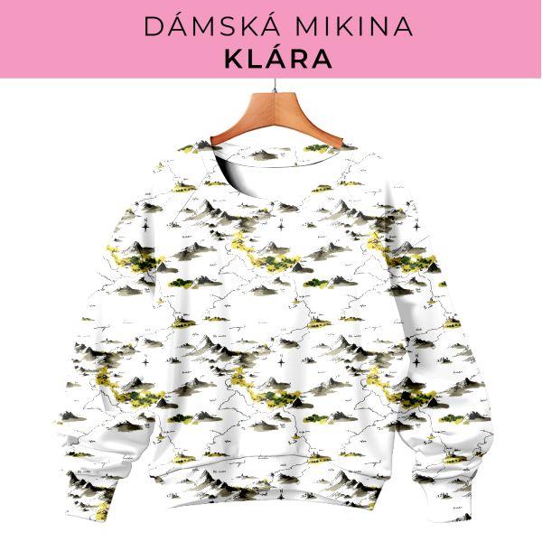 DÁMSKÝ střih - mikina Klára