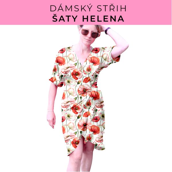 Dámský střih na šaty  Helena