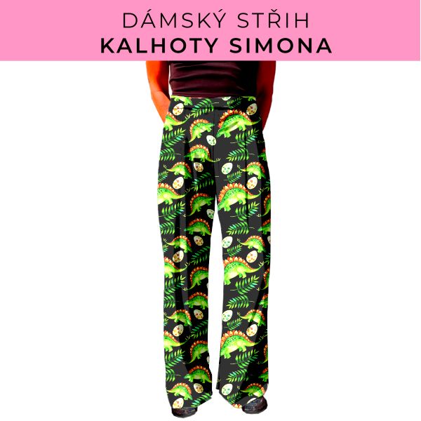Dámský střih - kalhoty Simona