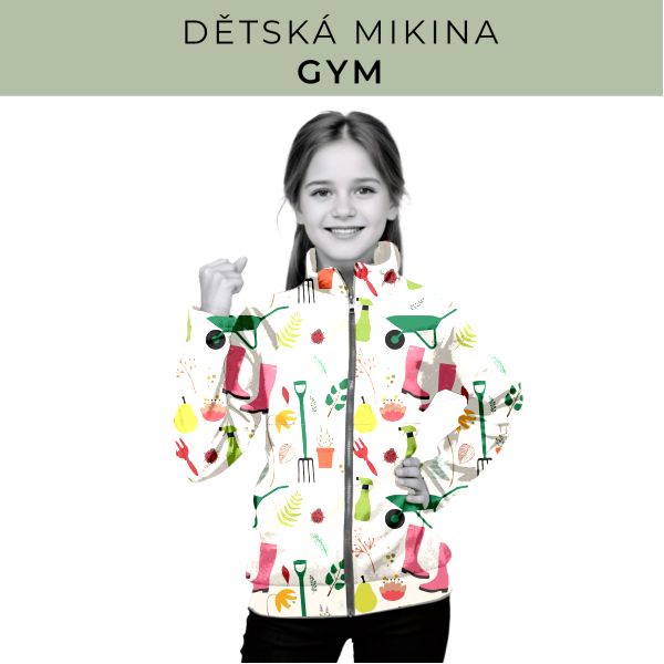 Dětská střih - mikina GYM