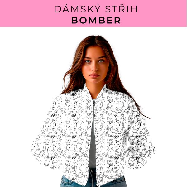 DÁMSKÝ střih - Bomber