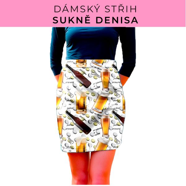 Dámský střih - Dámská sukně Denisa