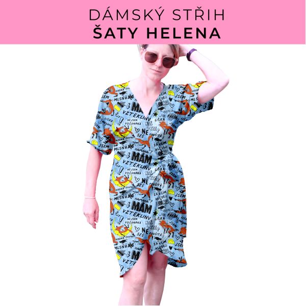 Dámský střih na šaty  Helena