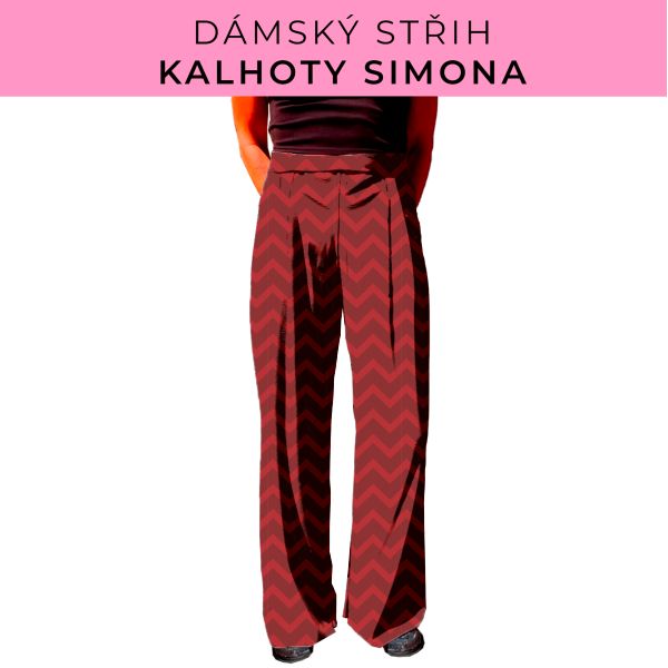 Dámský střih - kalhoty Simona