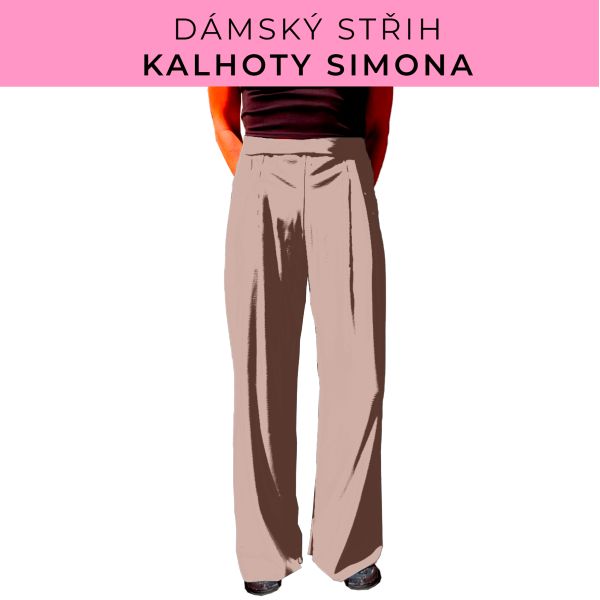 Dámský střih - kalhoty Simona
