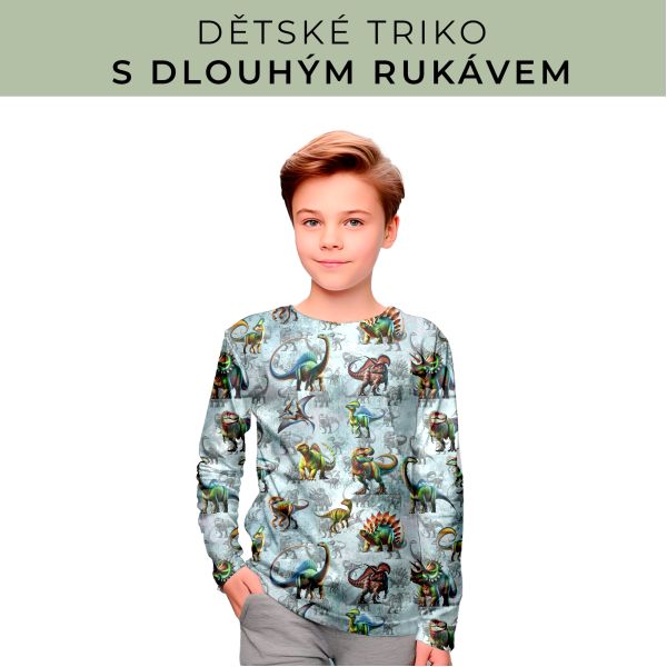 DĚTSKÝ střih - triko dlouhý rukáv