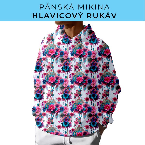 PÁNSKÝ střih - mikina s kapucí