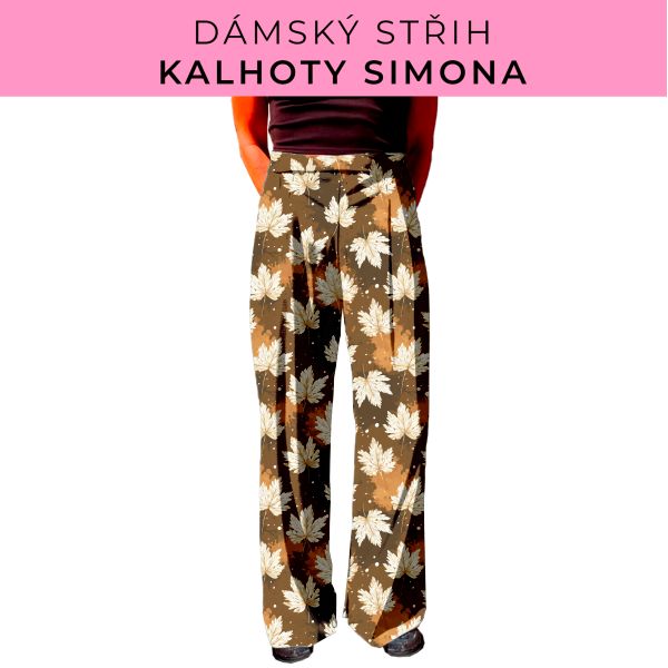 Dámský střih - kalhoty Simona