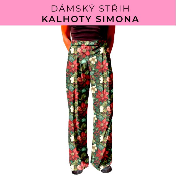 Dámský střih - kalhoty Simona
