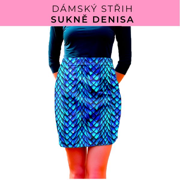 Dámský střih - Dámská sukně Denisa