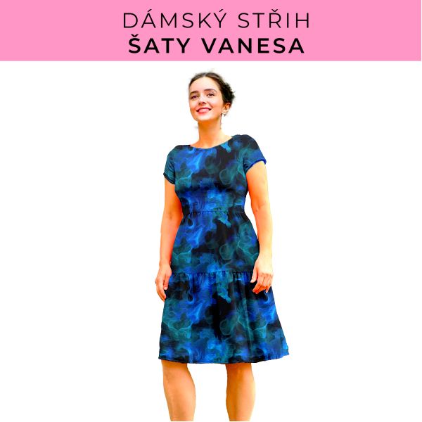 Dámský střih šaty Vanesa