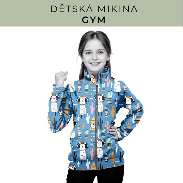 Dětská střih - mikina GYM