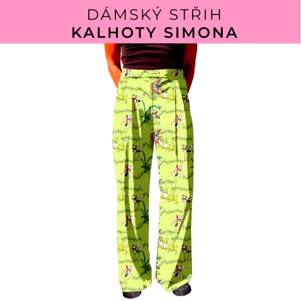 Dámský střih - kalhoty Simona