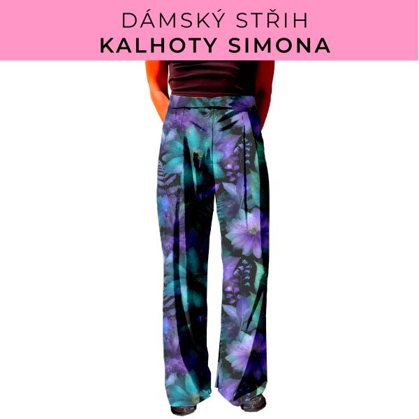 Dámský střih - kalhoty Simona