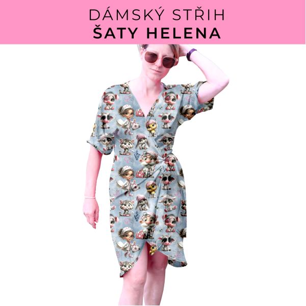 Dámský střih na šaty  Helena