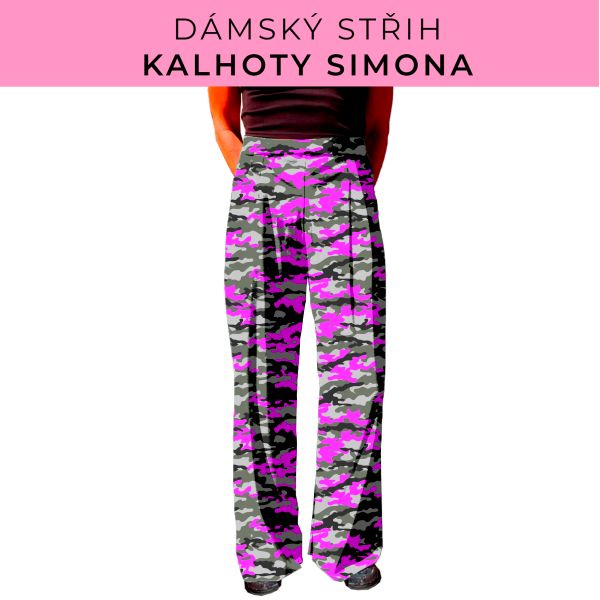 Dámský střih - kalhoty Simona