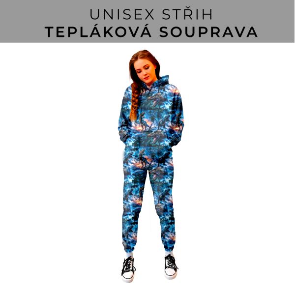 DÁMSKÝ střih - SET mikina a tepláky 