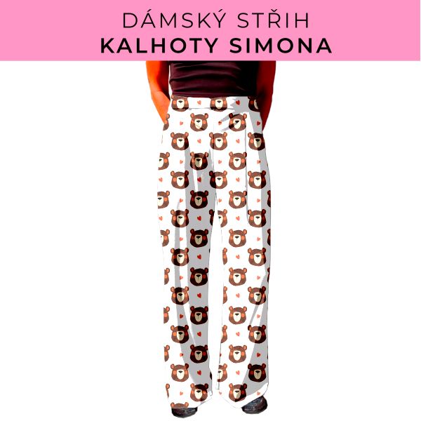 Dámský střih - kalhoty Simona