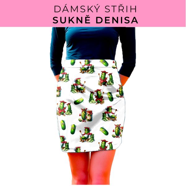 Dámský střih - Dámská sukně Denisa