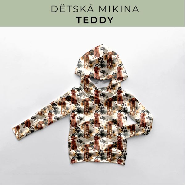 DĚTSKÝ střih - Mikina Teddy